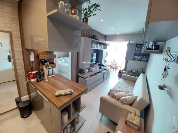 Foto do imóvel Apartamento para venda ou locação no Brooklin Paulista, São Paulo-SP: 1 quarto, 1 sala, 1 banheiro, 1 vaga de garagem!