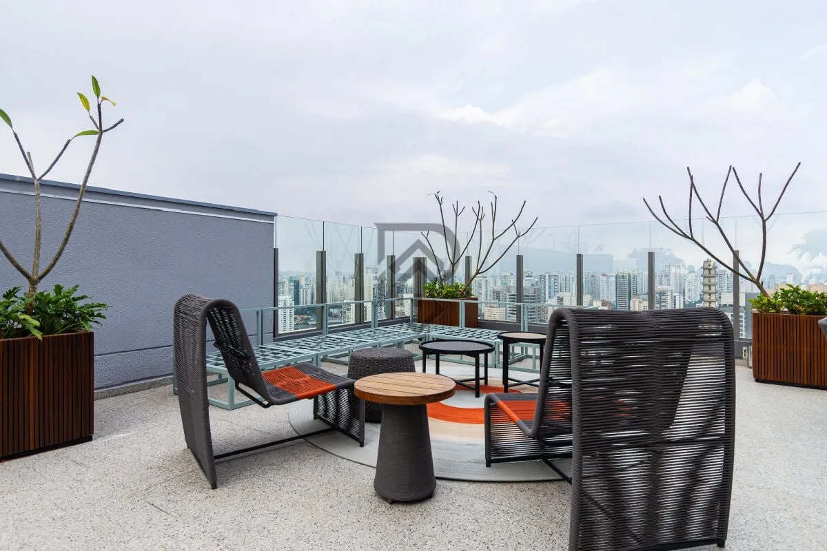 Imagem Apartamento Alto Padrão Brooklin andar alto vista livre
