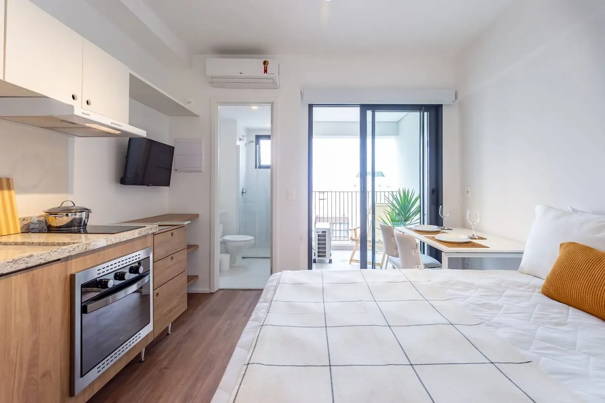 Imagem Apartamento com 1 Quarto para alugar, 22m² - Vila Mariana