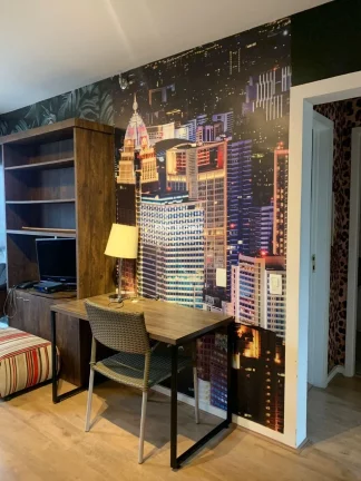 Imagem Apartamento para locação no Itaim Bibi, 1 quarto, 1 vaga de garagem.