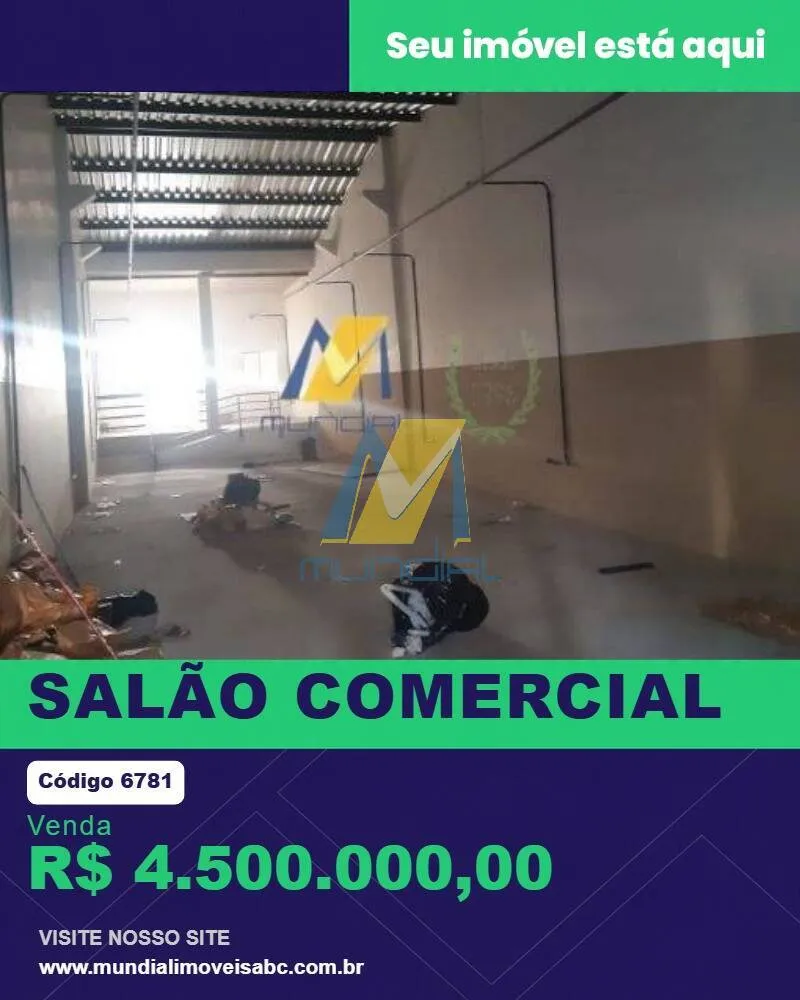 Imagem Salão Comercial à Venda no Parque das Nações- Santo André