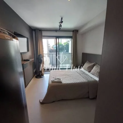 Foto do imóvel Flat disponível para locação no Edifício Go Campo Belo no Brooklin, com 25m² e 1 dormitório em Rua Stela Marina