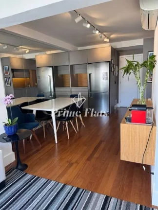 Imagem Flat disponível para venda no Condomínio Cosmopolitan High Garden com 58m², 1 dormitório e 1 vaga