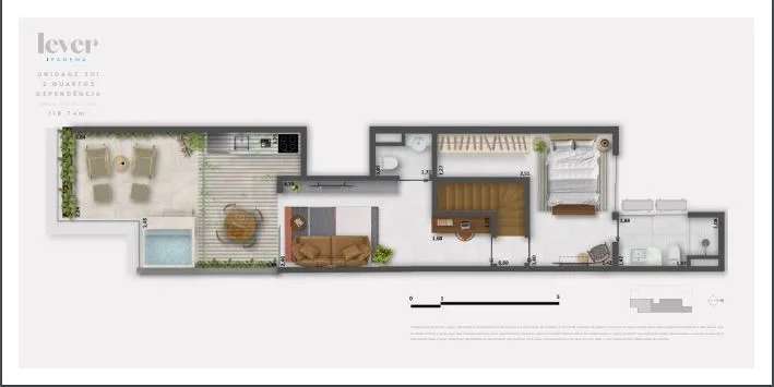 Imagem Lever Ipanema - Gardens e apartamentos tipo em Ipanema | A partir de R$ 1.550.000 | Brix | Zona Sul Lançamentos