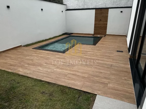 Imagem SOBRADO NOVO | ALTO PADRÃO | 4 DORMITÓRIOS | PISCINA | ZONA NORTE – CONDOMÍNIO MANTIQUEIRA – SJC