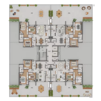 Imagem Apartamento 3 quartos sendo 1 suíte para venda no bairro Panazzolo em Caxias do Sul