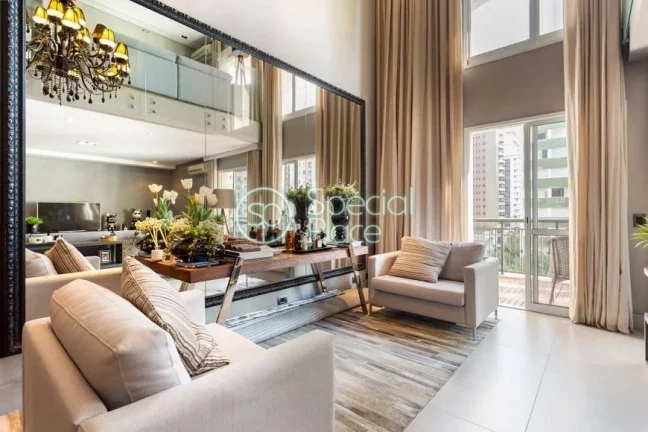 Imagem Ótimo apartamento duplex em Moema Pássaros, totalmente reformado e mobiliado. - Área: 163,00m² -...