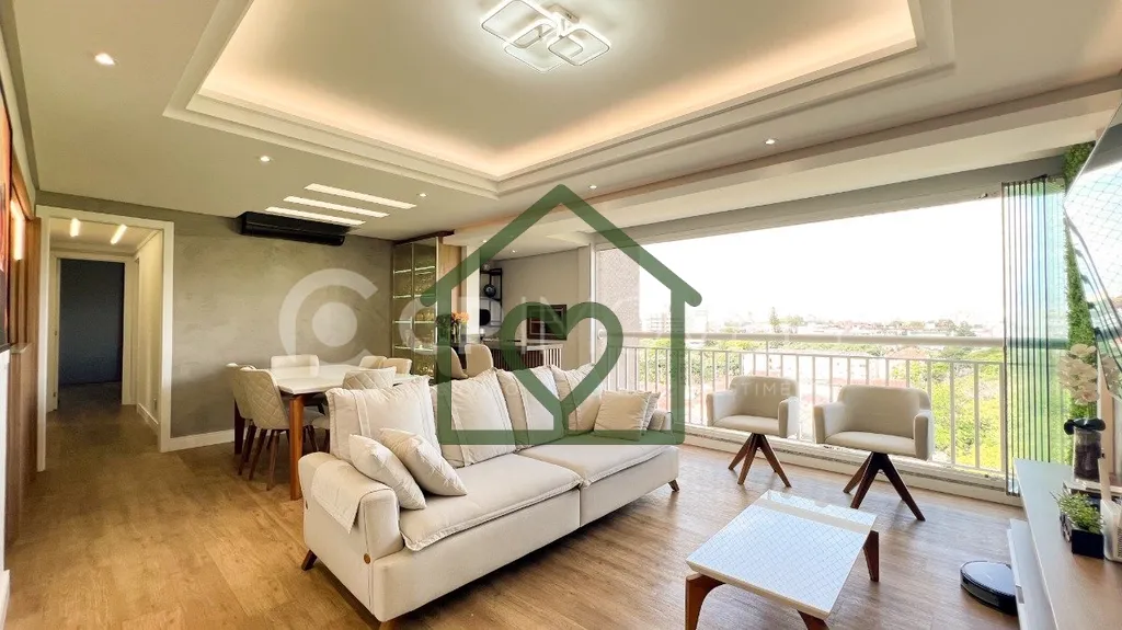 * 113m² 
* 3 suítes 
* churrasqueira 
* lavabo 
* gabinete 
* vagas individuais 
 
Empreendimento ...