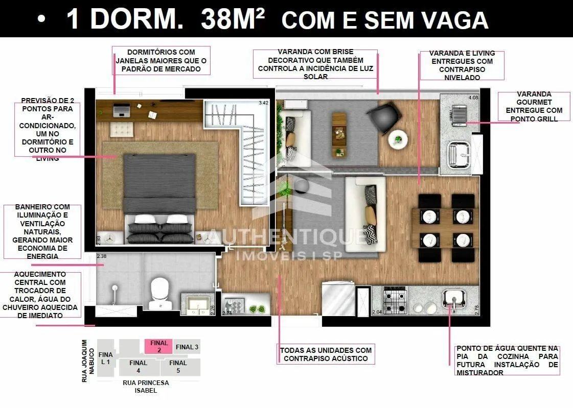 Imagem Just Brooklin - Apartamento à venda em São Paulo/SP
