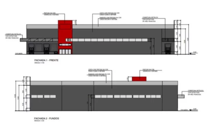 Imagem Galpão com 2000m² para locação em Itapecerica da Serra.