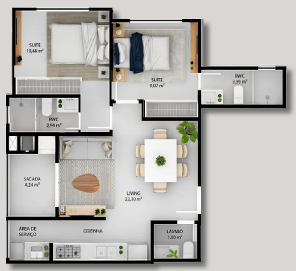 Imagem APARTAMENTO RESIDENCIAL em Balneário Camboriú - SC, Nações