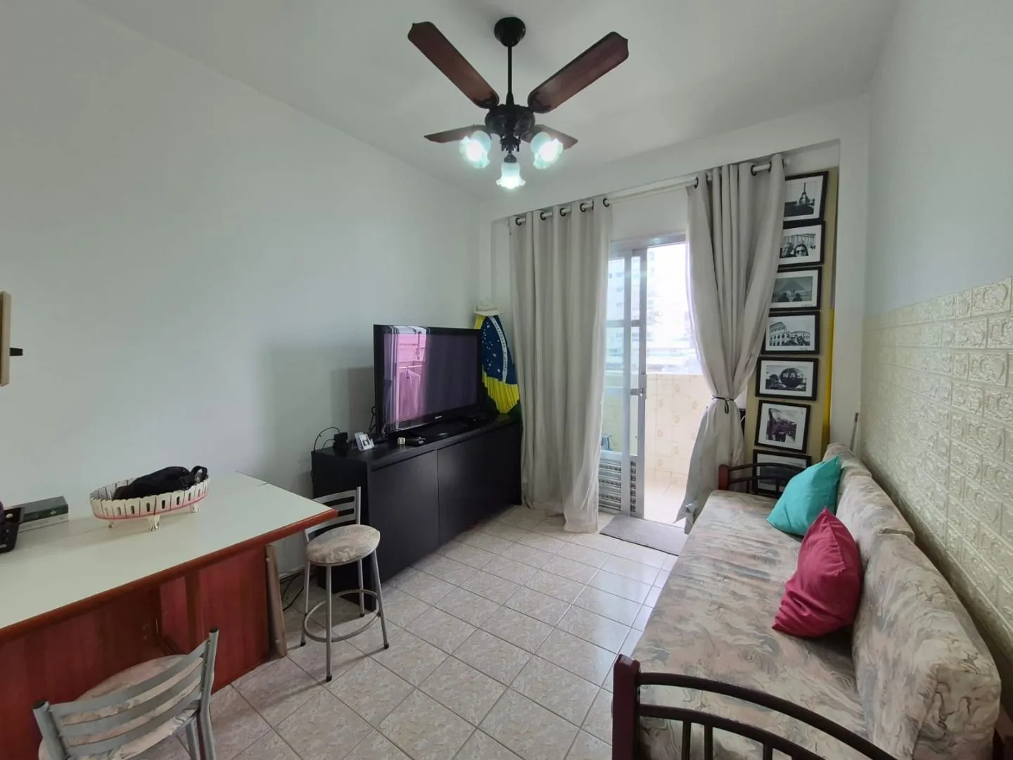 Foto do imóvel Apartamento com 1 dormitório à venda, 49 m² por R$ 250.000,00 - Vilamar - Praia Grande/SP