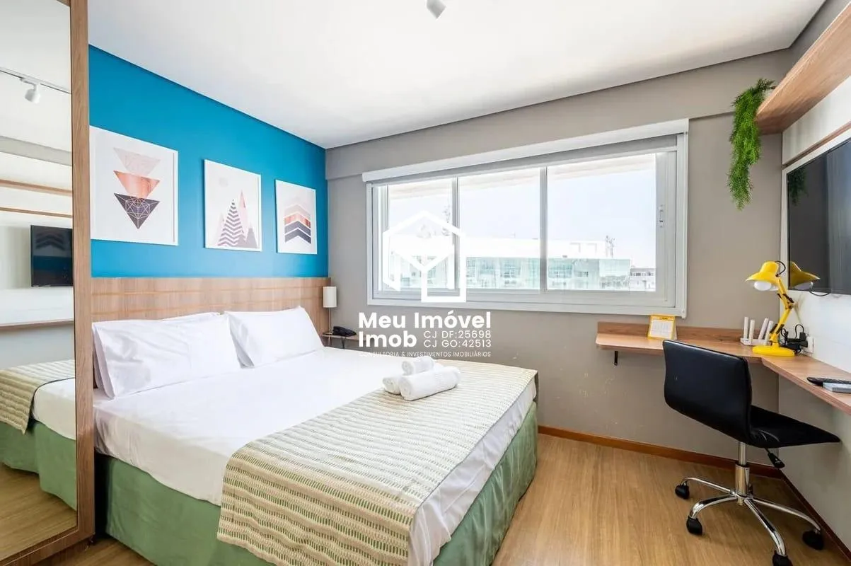 Imagem Flat no SHN 1 Quarto 1 Suíte 1 Vaga 21m² Asa Norte/DF