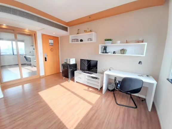Foto do imóvel Flat disponível para locação no São Paulo Tatuapé Affiliated by Meliá, com 30m², 1 dormitório e 1 vaga de garagem em Rua Serra de Juréa