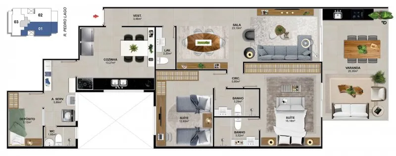 Imagem Apartamento a Venda no bairro Barra da Tijuca - Rio de Janeiro, RJ