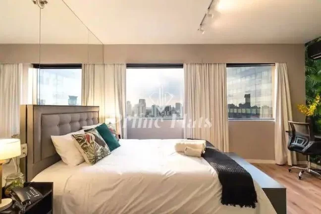 Imagem Flat disponível para venda no Quality Faria Lima, com 28m², 1 dormitório e 1 vaga de garagem
