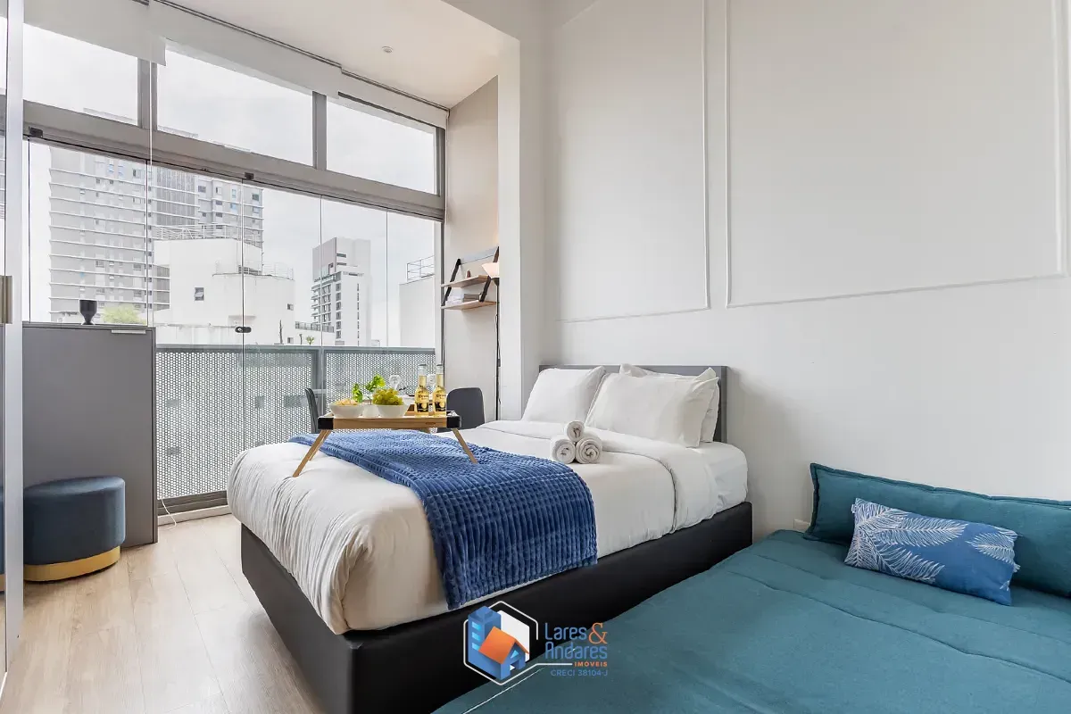 Imagem Studio para venda e locação em Moema com 1 quarto, 27m²