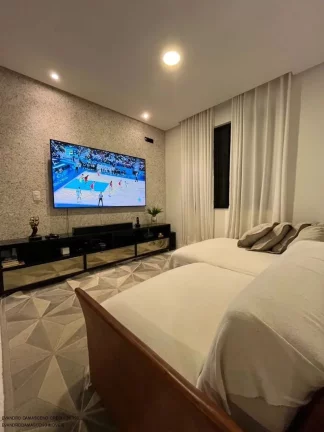 Imagem Impecável residência de alto padrão em Alphaville II, Salvador-BA: 4 suítes, 3 salas, 2 banheiros, 4 vagas - 496m².