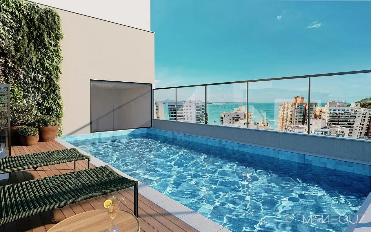 Imagem Apto studio Frente Mar de Luxo na Praia do Morro, com apenas 10% de sinal e o restante em 72 meses direto com a construtora