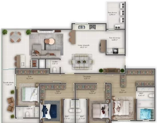 Imagem APARTAMENTO RESIDENCIAL em Itapema - SC, Meia Praia