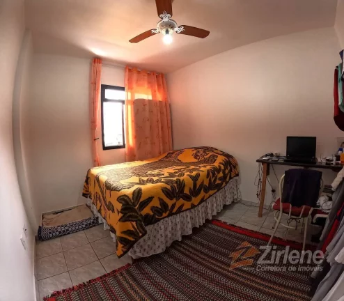 Imagem Apartamento 02 Quartos de fundos em prédio a beira mar.