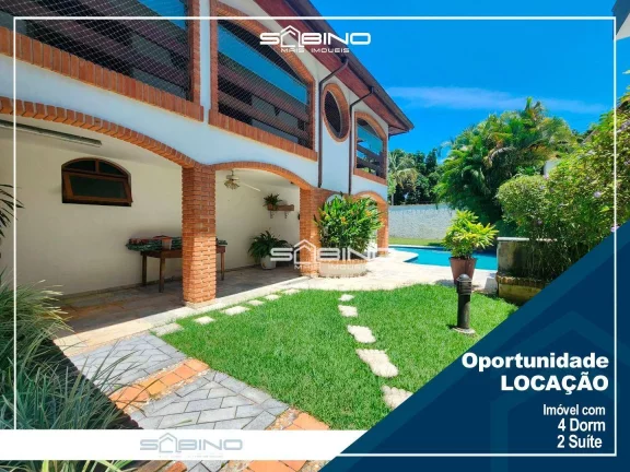 Foto do imóvel Casa para Locação Anual, com 4 dormitórios 230m² 4 vagas, Módulo 3 - na Riviera de São Lourenço - Bertioga SP