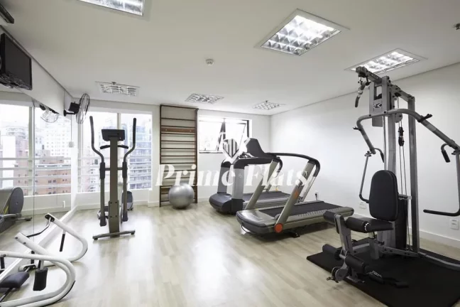 Imagem Flat disponível no Slaviero Essential São Paulo Ibirapuera, com 35m², 1 dormitório e 1 vaga