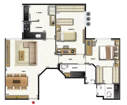 Imagem APARTAMENTO RESIDENCIAL em Rio de Janeiro - RJ, Vila Isabel