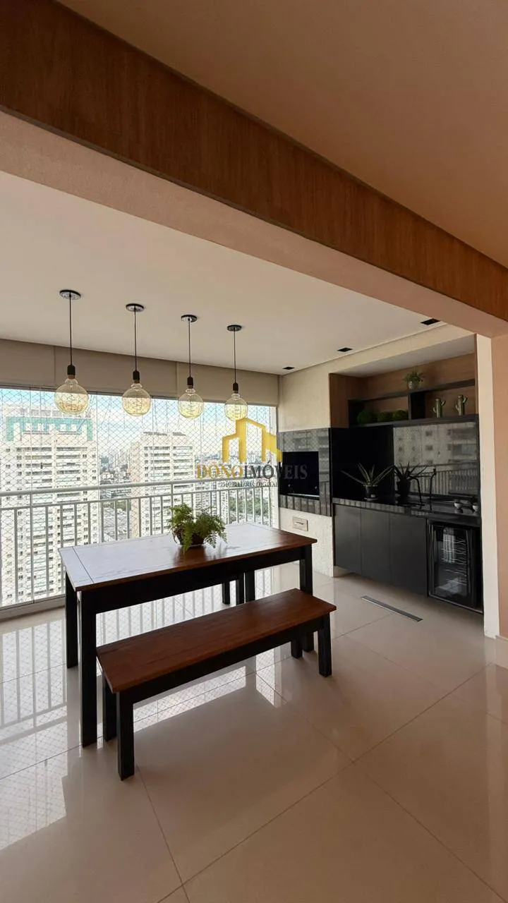 Imagem Locação apto 155 m² 3 suítes vista piscina mobiliado Domo Life Centro- SBC