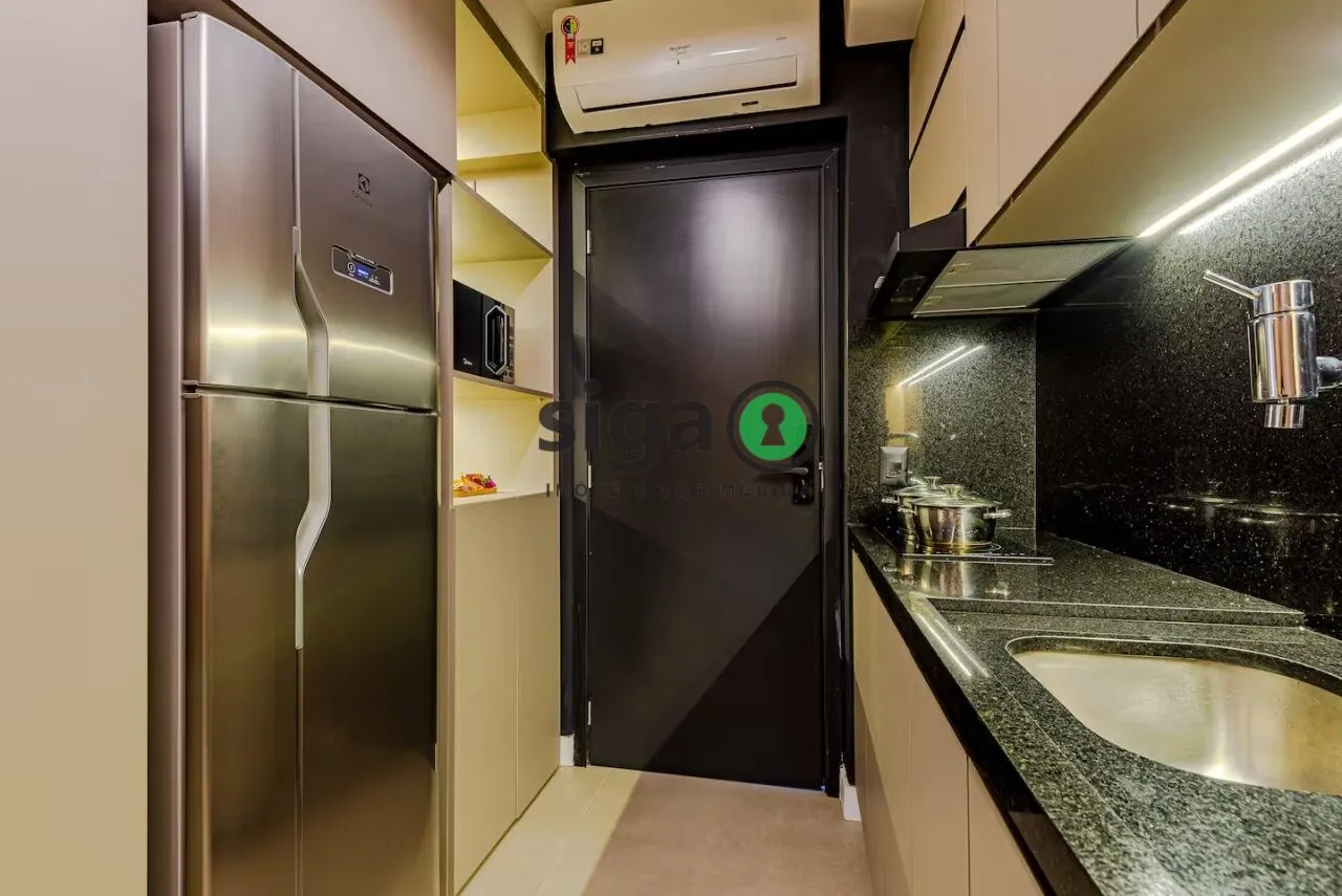 Imagem Apartamento com 1 dormitório para alugar, 27 m² por R$ 7.000/mês - Itaim Bibi - São Paulo/SP