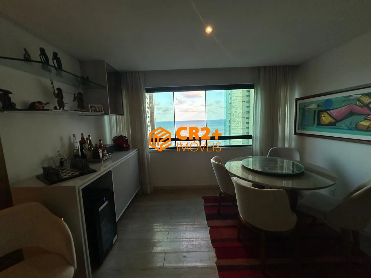 Imagem Vendo apartamento com vista livre para o mar com 3 suítes -118m²
