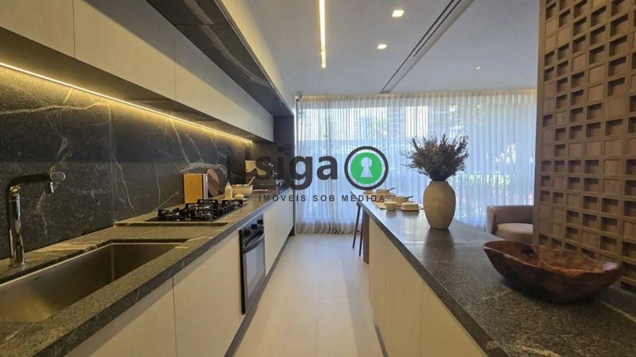 Imagem Apartamento 170 m² no Brooklin, 3 suítes, varanda gourmet, quadra de tênis e lazer completo