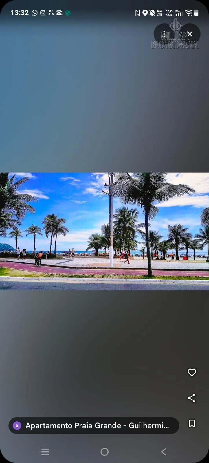 Foto do imóvel 1 dormitório frente mar na Guilhermina n em Guilhermina, Praia Grande - SP