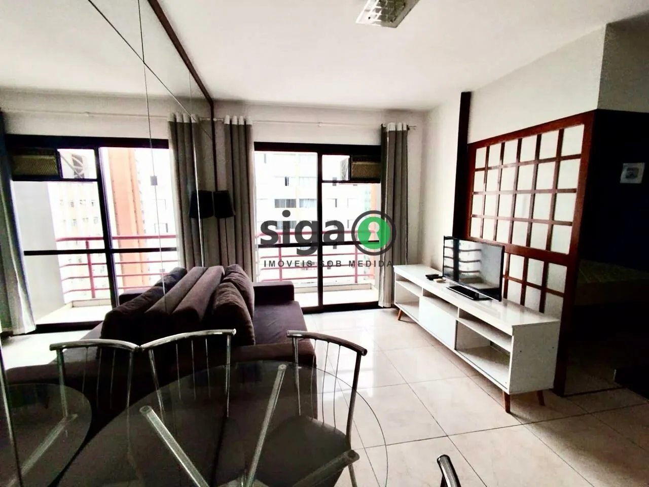 Foto do imóvel Apartamento para locação 35m² mobiliado, localizado em Moema.