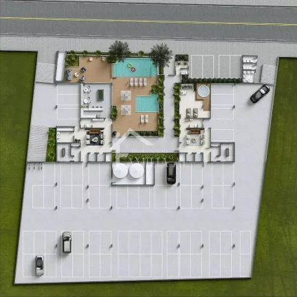 Imagem Apartamento Ekoa Residence com 1 suíte + 2 quartos