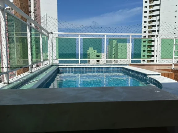 Imagem Cobertura Duplex para Locação em Natal, Capim Macio, 3 dormitórios, 3 suítes, 4 banheiros, 1 vaga