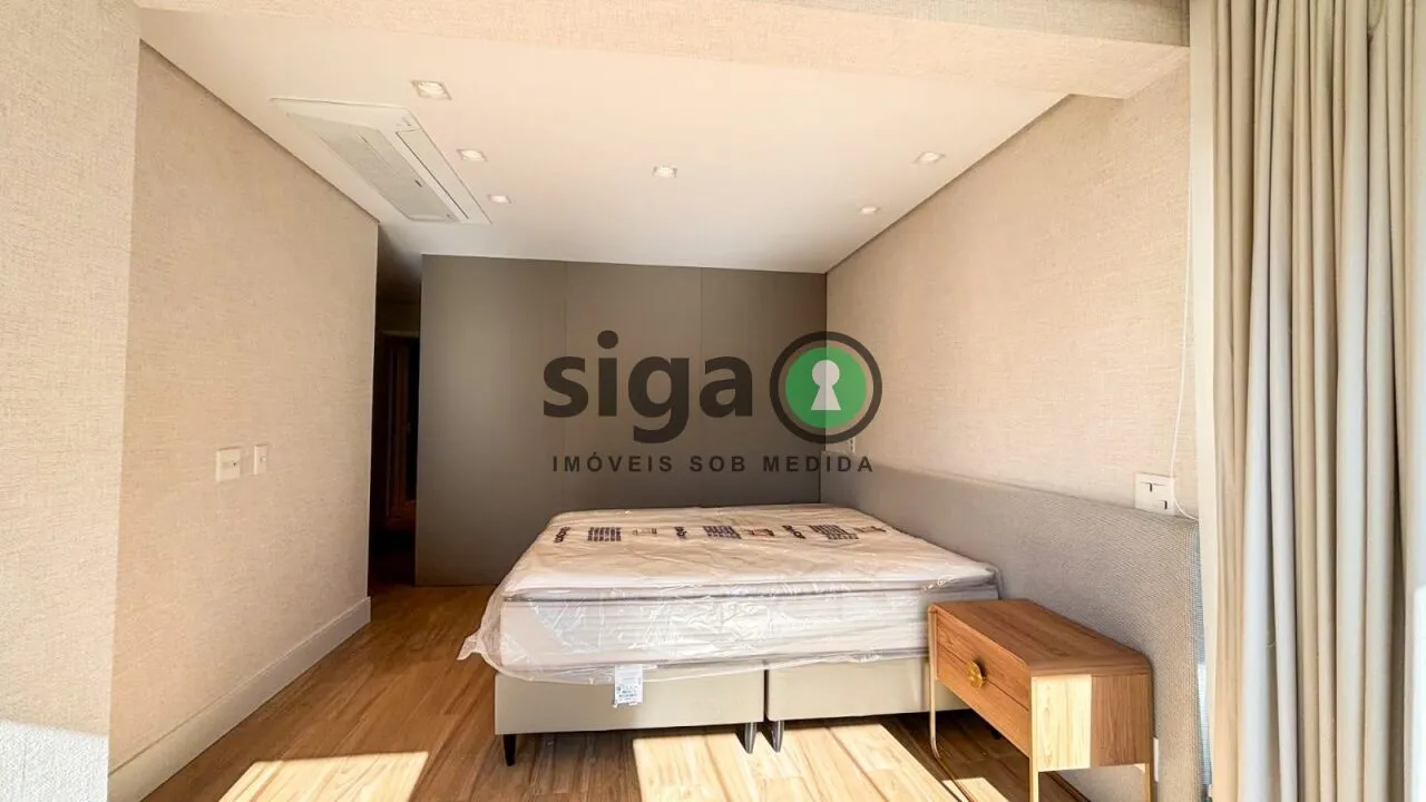 Imagem Apartamento de Alto Padrão mobiliado Locação no Campo Belo 233 m²