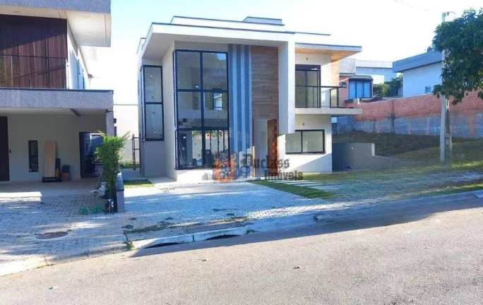 Imagem Sobrado com 3 suítes para alugar, 180 m² por R$ 10.010/mês - Condomínio Terras de Atibaia I - Atibaia/SP