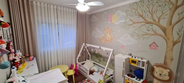 Imagem Apartamento semi-mobiliado à venda com 4 suítes, sendo uma master com closet, lavabo, sacada com c...