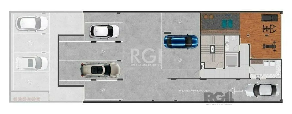 Imagem Apartamento para Venda - 50.88m², 1 dormitório, 1 vaga - Centro
