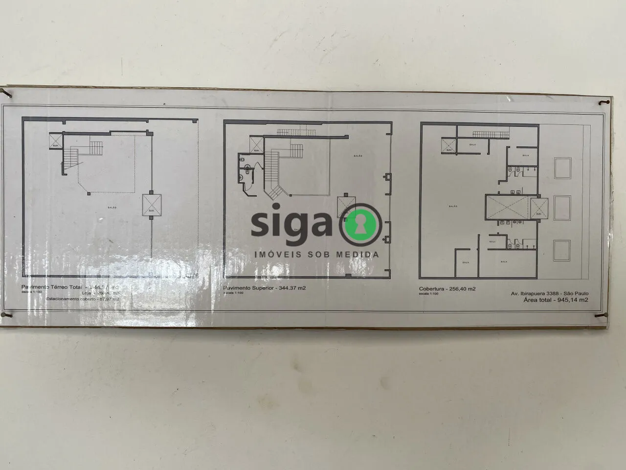 Imagem GALPAO 945m² PARA VENDA E LOCAÇÃO NA AV IBIRAPUERA 400 METROS DO SHOPPING IBIRAPUERA