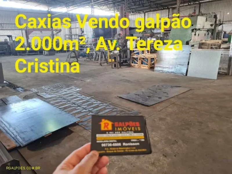 Imagem Galpão para Venda em DUQUE DE CAXIAS, Figueira, 4 banheiros