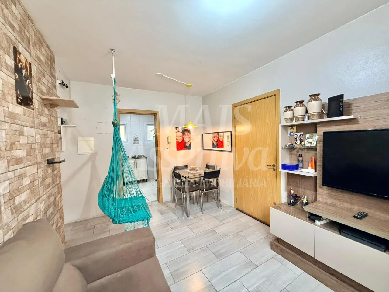 Imagem Apartamento semi mobiliado para venda, no condomínio Residencial Via Brasil, bairro São Jorge em NH
