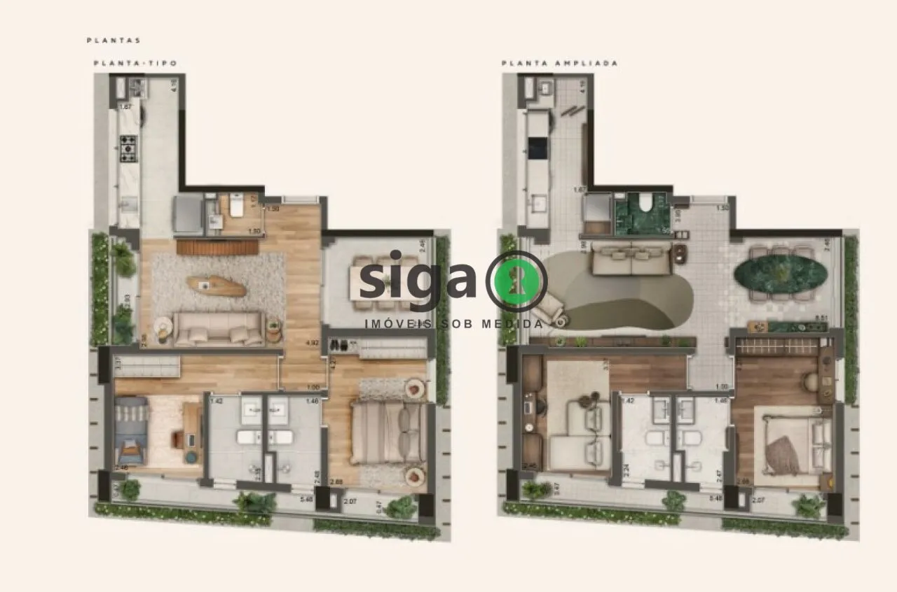 Imagem Apartamento para venda no Itaim Bibi 02 suítes, São Paulo - SP