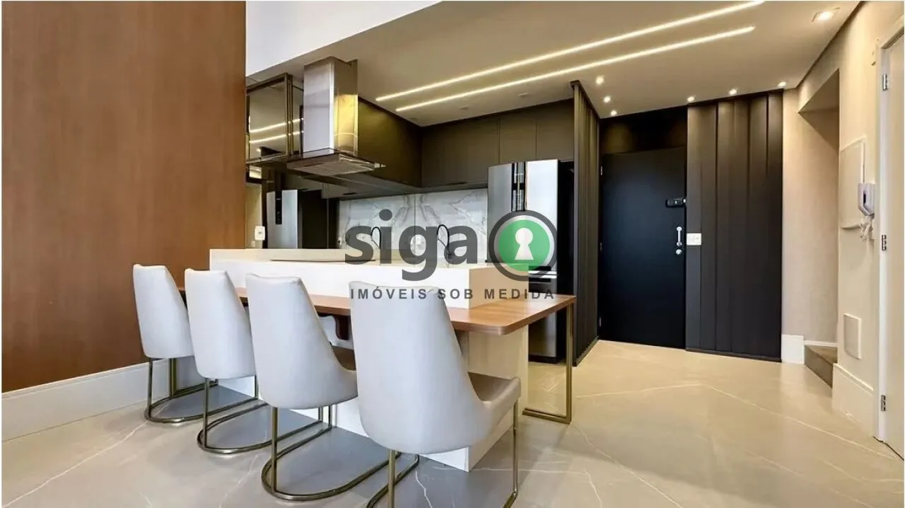 Imagem Apartamento duplex com 110m² sendo 2 quartos, 2 banheiros e 2 vagas - Jardins - São Paulo/SP