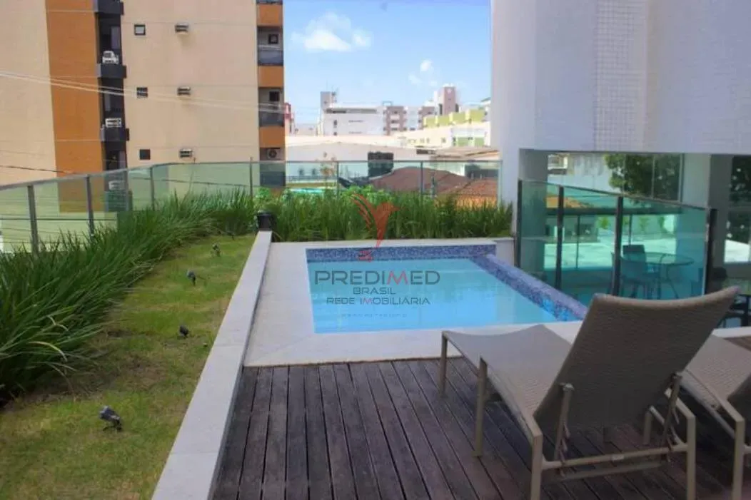 Imagem Apartamento Cabo Branco. PORTEIRA FECHADA Um quarto. Andar Alto. 100m da Orla