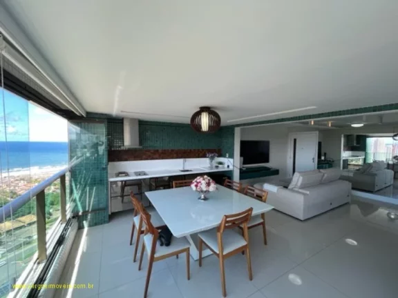 Imagem Apartamento de Alto Padrão com Vista Mar ? 3 Suítes à Venda no Ed. Biarritz, Patamares