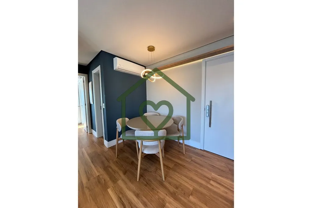 Imagem Excelente apartamento andar alto, 2 dormitórios com sacada, churrasqueira andar alto, 72m2, semi mo...