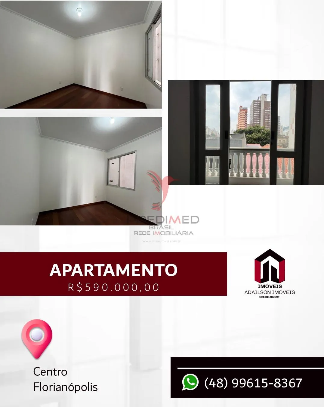 Imagem Apartamento com 2 quarto à venda no Centro, Florianópolis SC BRASIL
