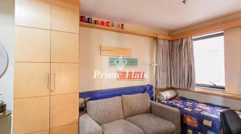 Imagem Flat disponível para venda no Transamérica Executive Jardins, com 28m², 1 dormitório e 1 vaga